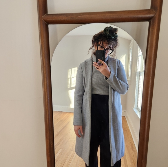 Grey Sleeveless Turtleneck Sweater - Picture 5 of 7